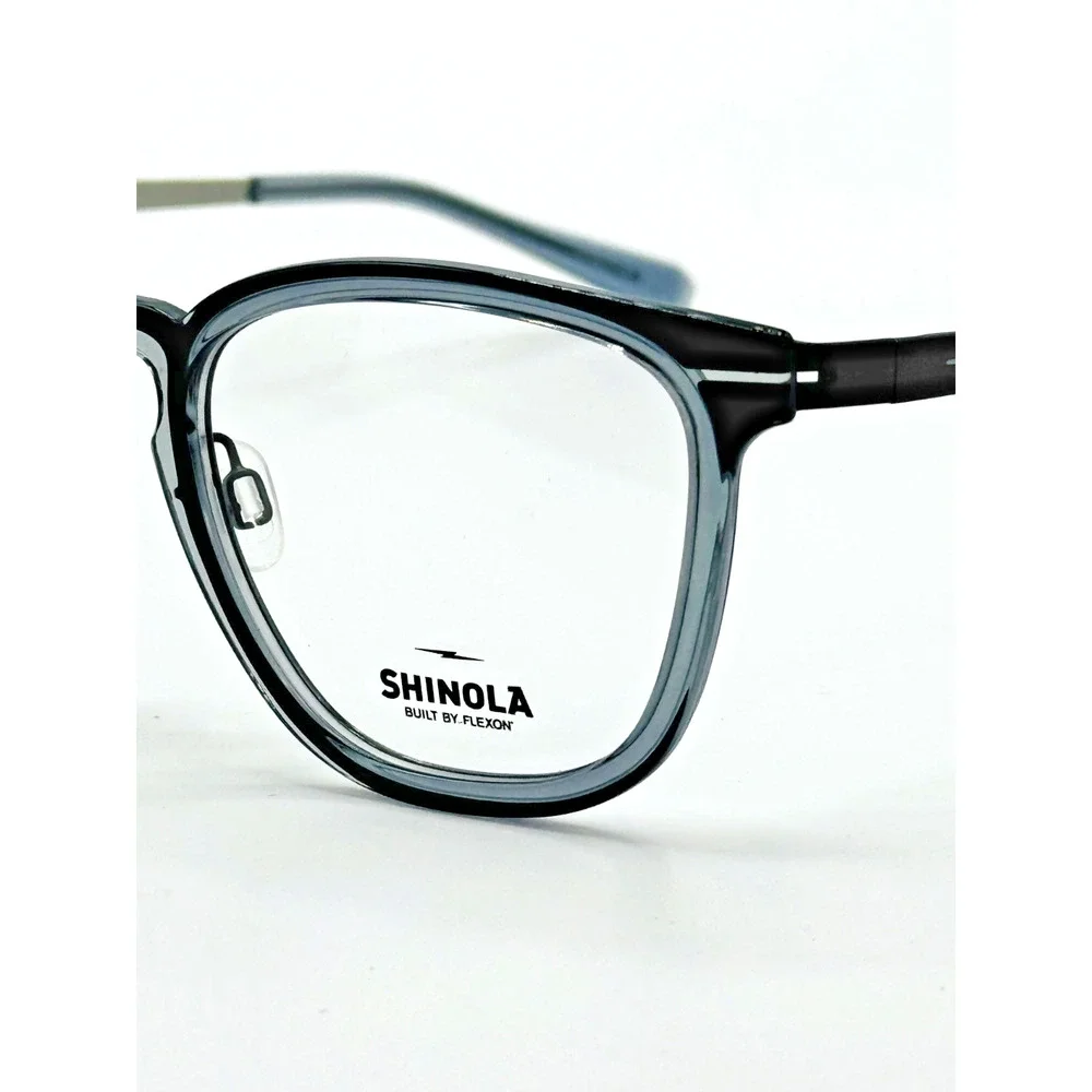Shinola by Flexon Eyeglasses Frame SH37001 050 Crystal Smoke Full Rim 50-20-145